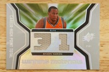 NBA 2007-08 SPx Winning Materials Jersey Number Shawn Marion WMJ-SH Basketball