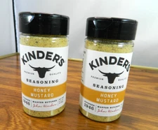 Kinder's Honey Mustard Seasoning 6.2oz Best by June 2027 Lot of 2