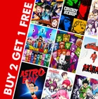 Anime Manga Movie Poster Prints - A4 A3 A2 Home Deco Wall Art Gift Naruto