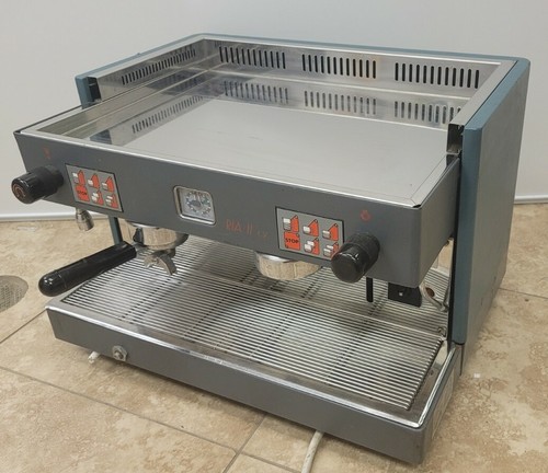 Commercial Espresso Machine 2 Group Tall Cup Restaurant RIA II CV RST 230V