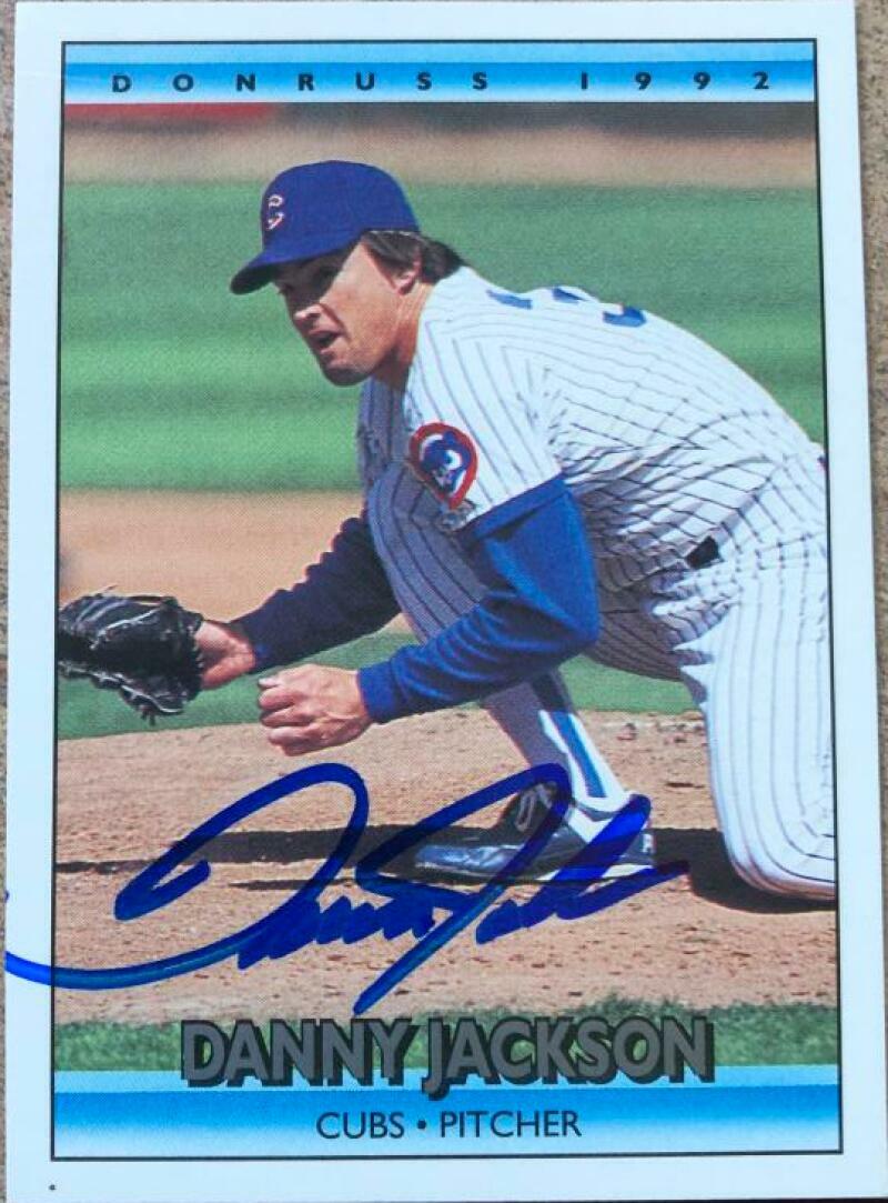 Danny Jackson Autographed 1992 Donruss #91