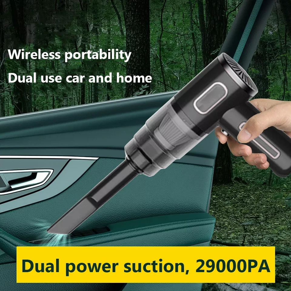 Aspiradora de Mano Inalámbrica 120W Pequeña Mini Portátil Coche Auto Hogar Inalámbrica Foto 2 de 4