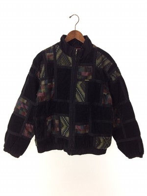 corduroy patchwork denim jacket