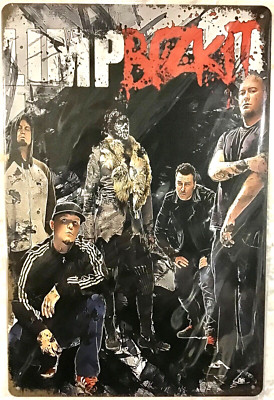 TIN SIGN new 8x12 Limp bizkit biscuit rock roll rap music group band rappers C57