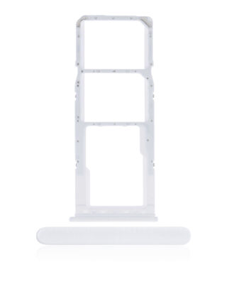 Dual Sim Card Tray Compatible For Samsung Galaxy A21S (A217 / 2020) (White)