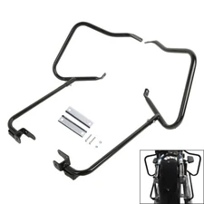 Saddlebag Bracket Guard Crash Bars For Harley Touring Street Glide FLHX 2014-Up