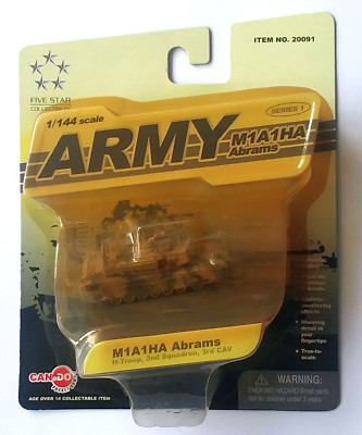 Cando Five Star M1A1HA Abrams Main Battle Tank 1:144 Scale RARE Still New In Box