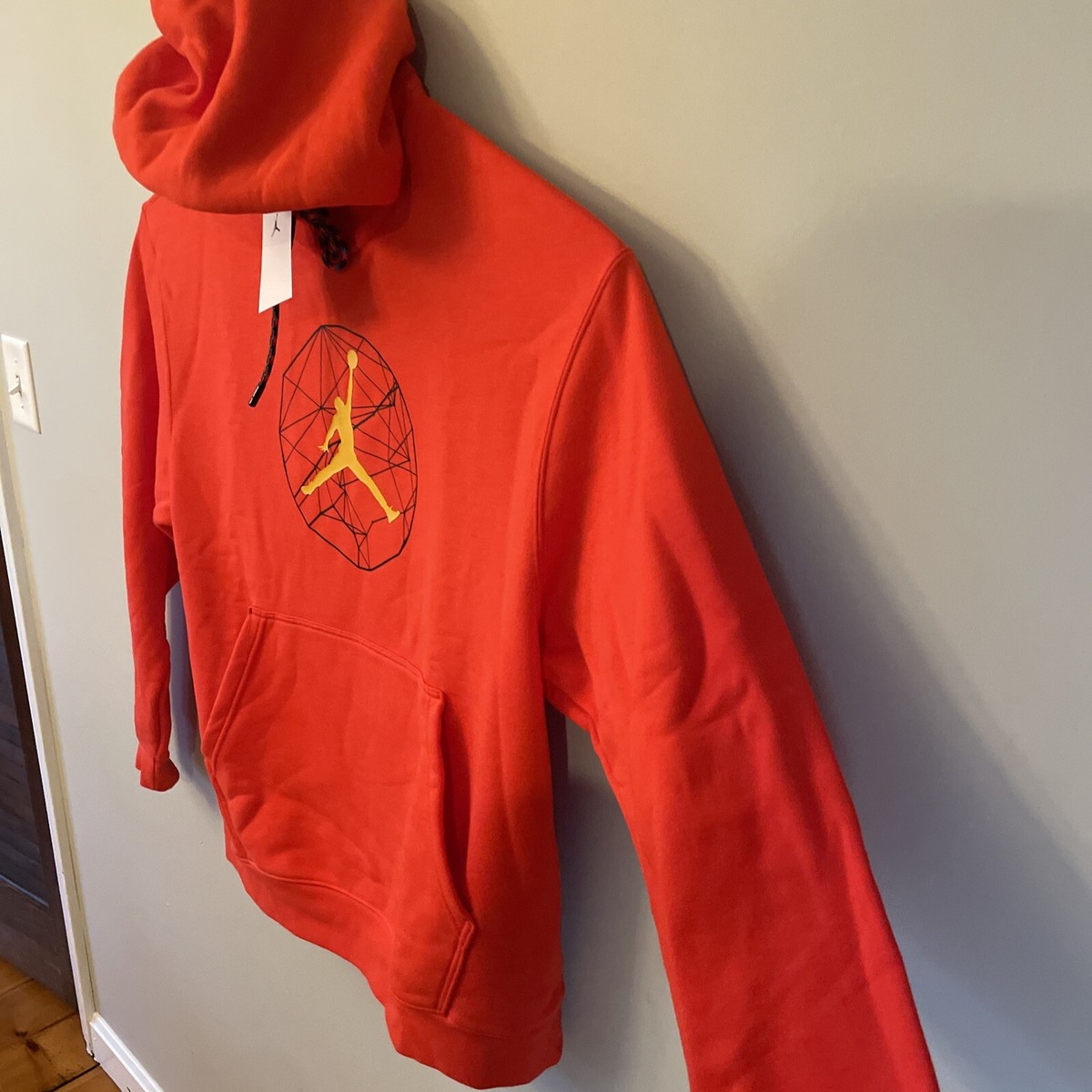 Jordan Essentials Mountainside Graphic Fleece Hoodie Red DC9727-673 Size  3XL | eBay