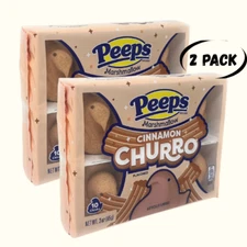 Peeps Cinnamon Churro Flavored Chicks - 2 PACKS (Free Shipping)