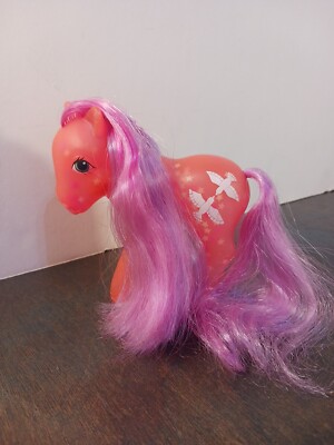 Vintage G1 My Little Pony Glow  n Show Bright Glow MLP - Excellent Condition 