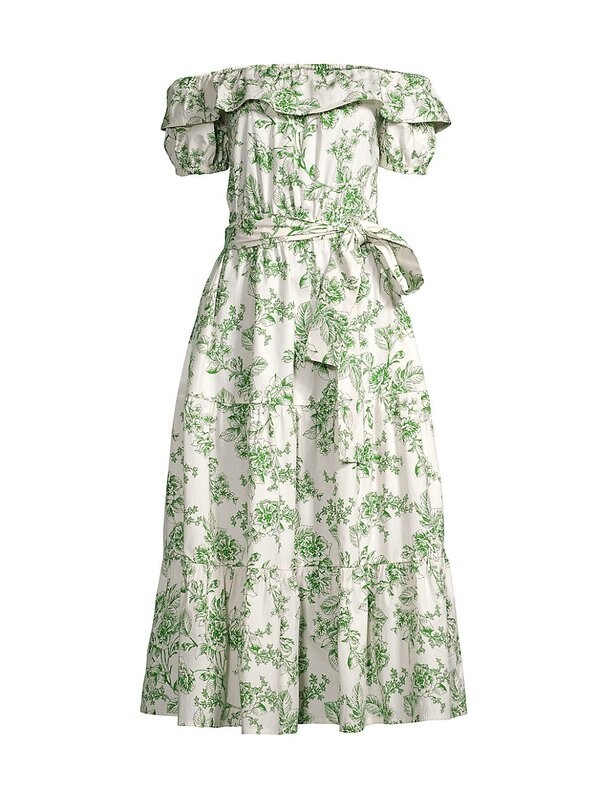 rachel green dress green Whistles Just Re-Created Rachel Green's Iconic Green Dress
