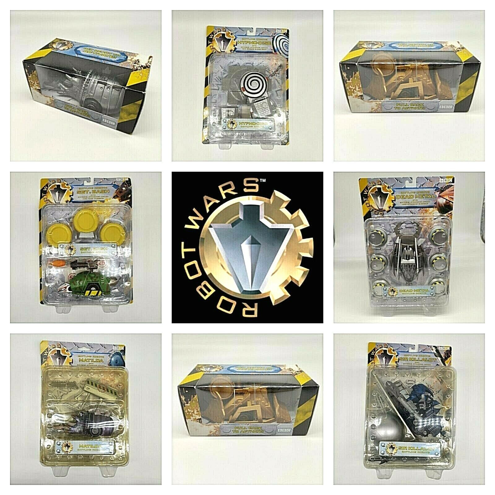 Robot Wars 2000 - 2002 Retro Pullback Rare Toys in Box Carded Never Used -Choose Klasyczna popularność