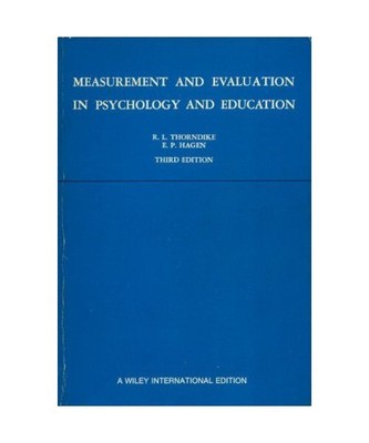 Measurement and Evaluation in Psychology and Education, Thorndike, Robert L.; Ha