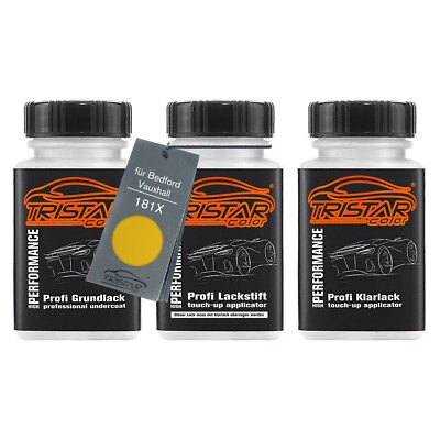 Autolack Lackstift Set für Bedford Vauxhall 181X James Blonde Metallic 3 x 50ml