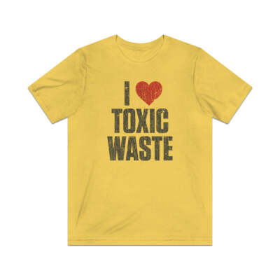 I Love Toxic Waste 1985 Vintage Men's T-Shirt