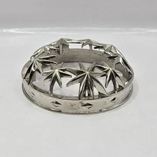 Yankee Candle Illuma-Lid Candle Jar Topper 4TH OF JULY STAR STARS Silver Holiday