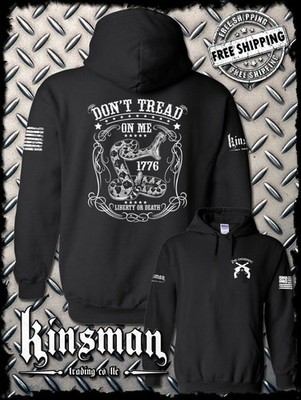 Don't Tread On Me, Liberty or Death Hoodie / Sweatshirt - Firearm 2nd Amendment