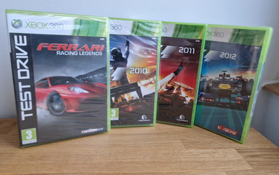 F1 Formula 1 2010,2011,2012 und Ferrari Racing Legends - PAL Xbox 360 NEU Sealed