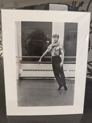Eve Arnold  photo Mikhail Baryshnikov at his Daily Class at ABT 1987