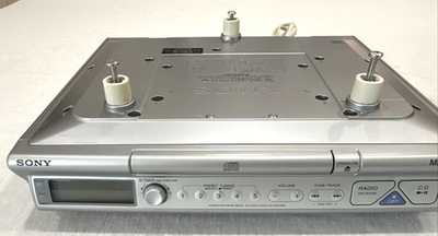 SONYラジオです。 Sony ICF-CD543RM Kitchen Clock Radio Under Cabinet FM/AM Tuner