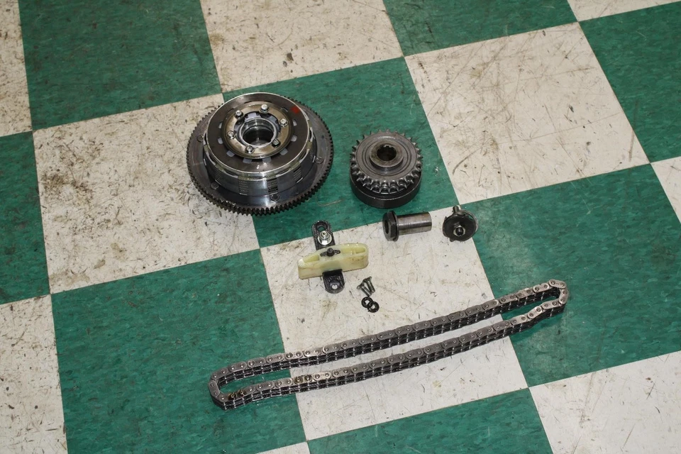 00-06 Heritage Softail Classic FLSCI Clutch Primary Drive Assembly OEM Factory Foto 2 de 4