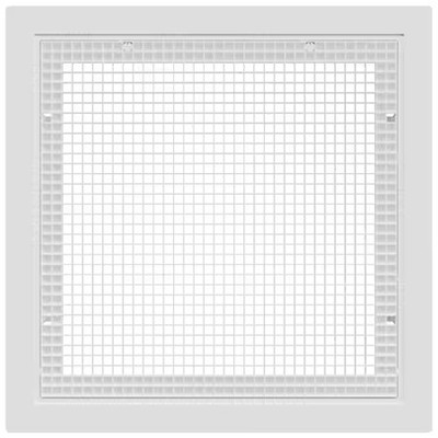 American Louver Str-Erfg-W-Fr Return Air Grilles 23 3/4 In X 23 3/4 In, Matte,