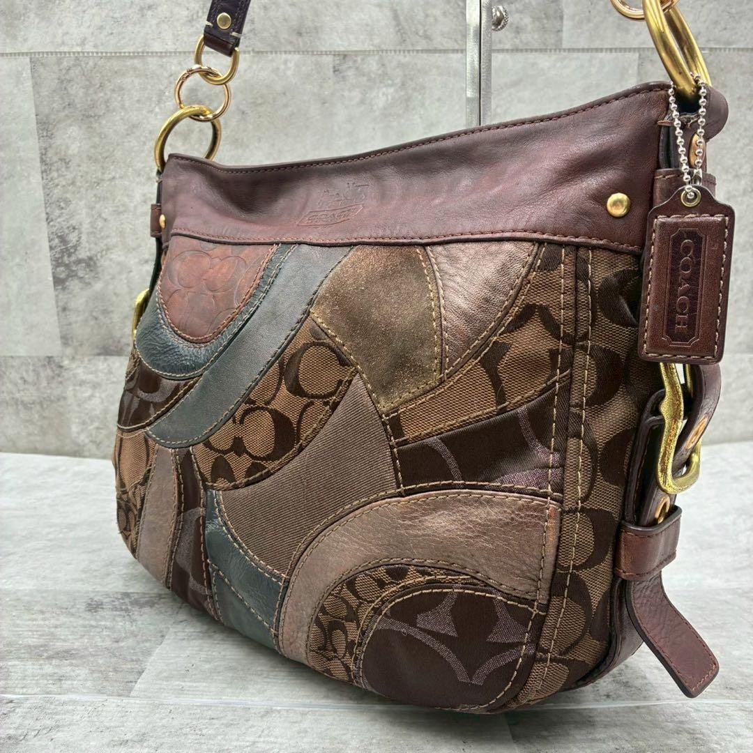 Very Good Condition Coach Archive Patchwork One S… - image 1