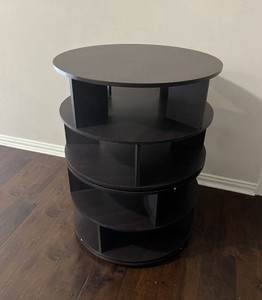 Revolving Shoe Storage Wood Closet Furniture Holds 16 Shoes!! Good Condition!