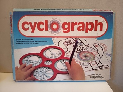 CYCLOGRAPH Vintage Style Spirograph mit Verpackung 