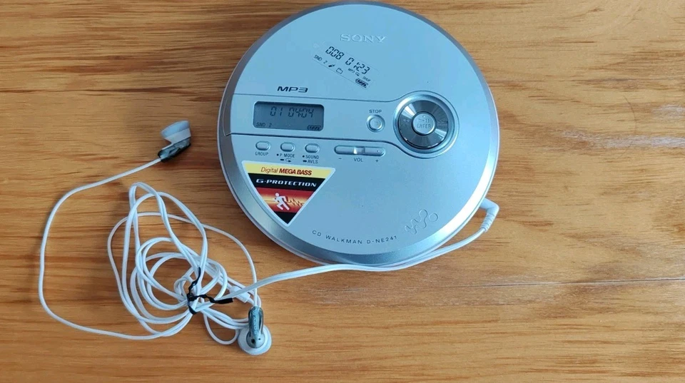 SONY D-NE241 tragbarer Discman CD Walkman Anti-Shock