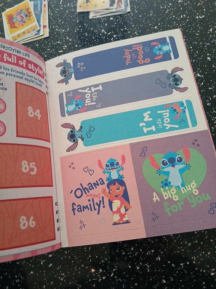 Disneys Stitch Super Scrapbook Sticker Album With  82 Stickers - Image 2 of 3