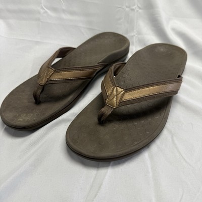 Vionic Adult Womens Tide Size 10 Bronze Metallic Brown 