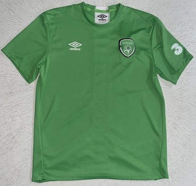 UMBRO｜アンブロ　アイルランド代表　サッカー　ゲームシャツ　グリーン　希少 Umbro Ireland Football Soccer Jersey Men's Large Green Embroidered
