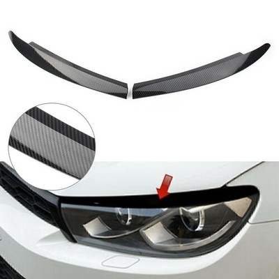 Scheinwerfer Augenbrauen Augenlid Blende Carbon Faser Für VW Scirocco 2009-2017