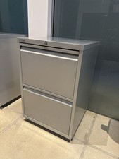 Bisley 2 Drawer Foolscap Filing Cabinet - Fully Working Order (With Keys!)