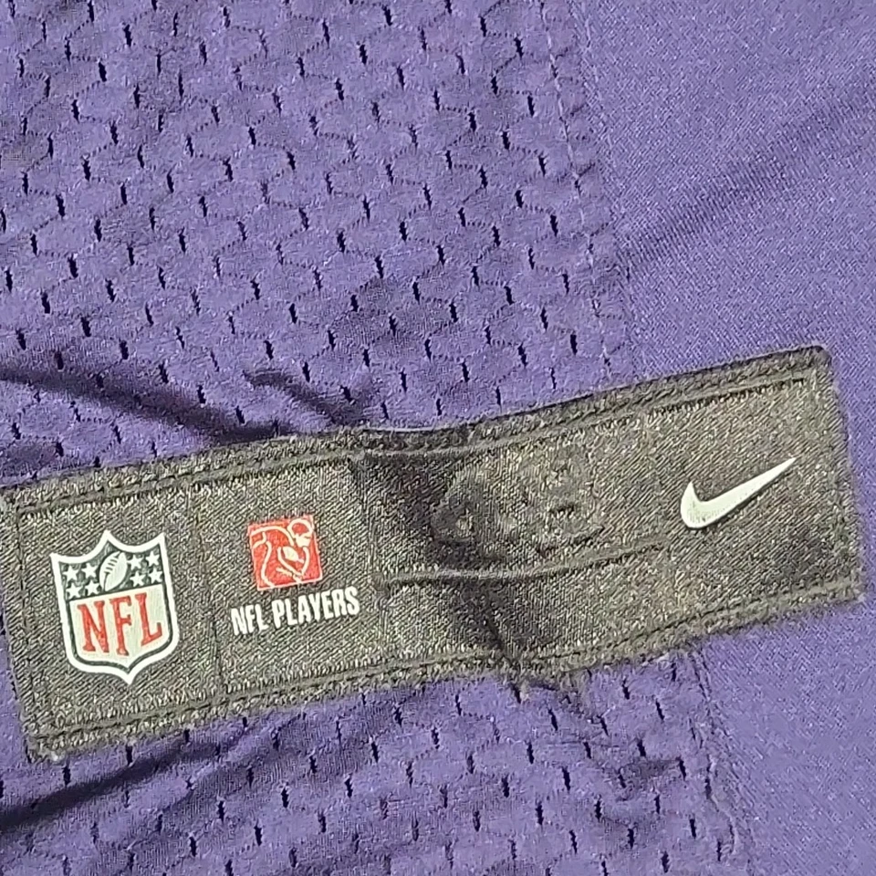 Camiseta Nike NFL púrpura de los Baltimore Ravens Elvis Dumervil #58 talla 48 jugadores de la NFL Foto 2 de 4