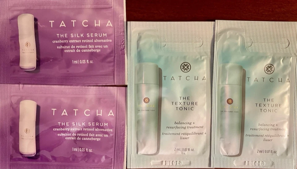 Tacha Samples Set - Dewy Skin Cream, Tonic, Water Cream, Serum, Cleansing Balm - Image 4 of 4