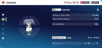 Pokemon Legenden Z-A ZA 6IV Shiny Alpha Weiblich Indeedee