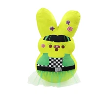 Peeps 15" Yellow Emo Peeps Bunny Rabbit Plush Stuffed Toy Shaggy Bunny - NEW