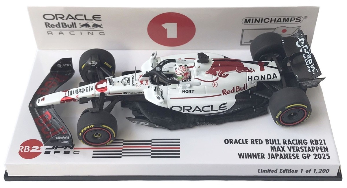 ミニチャンプス1/43 RedBull RB21 M.フェルスタッペン 日本GP ミニチャンプス1/43 RedBull RB21 M.フェルスタッペン 日本GP
