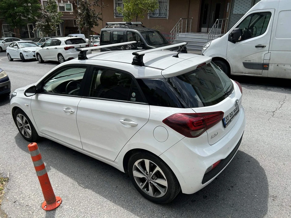 Barras transversales de techo para Chevrolet N400 (2019-2025) soporte metálico Fix Pro, negro Foto 3 de 4