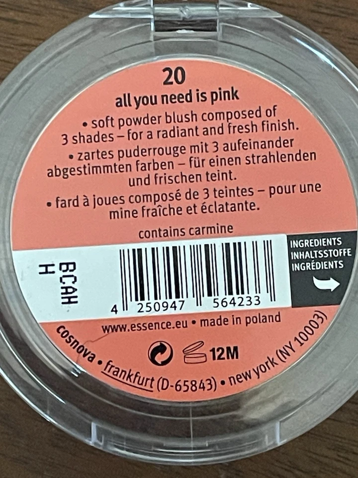 Essence Mosaic Blush Pressed Powder 20 All You Need is Pink 0.15 Oz - Image 2 of 2