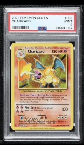 Charizard Holo Pokemon TCG Classic Deck (CLC) PSA 9 MINT