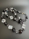 Vintage Signed MIRIAM HASKELL Lucite Modernist Necklace