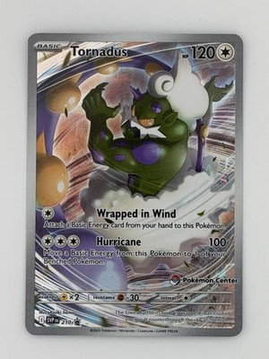 Tornadus - 210 (Pokemon Center Exclusive) PC White Flare ETB Promo TCG