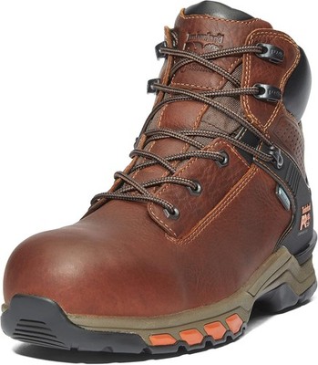 Timberland PRO Mens Hypercharge 6'' Composite Safety Toe WP 13 XW REDDISH BROWN