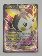 Emolga EX 143/146 XY Ultra Rare Full Art Holo Pokemon Card HP DAMAGED on eBay