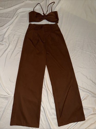 Chocolate Color princess Polly Two Piece Set Super Cute