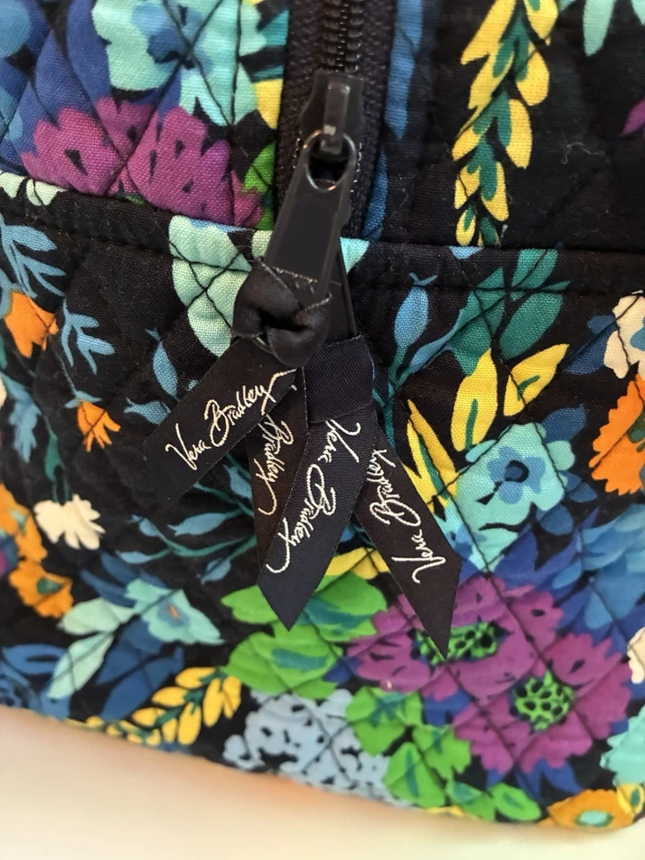 Сумка дорожная Vera Bradley Midnight Blues большая Weekender спортивный ремень через плечо - Изображение 4 из 4
