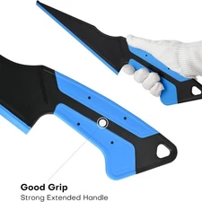 2 PCS Window Tint Squeegee Magnetic Rubber Scraper Tool, Vinyl Wrap Side Wiper @